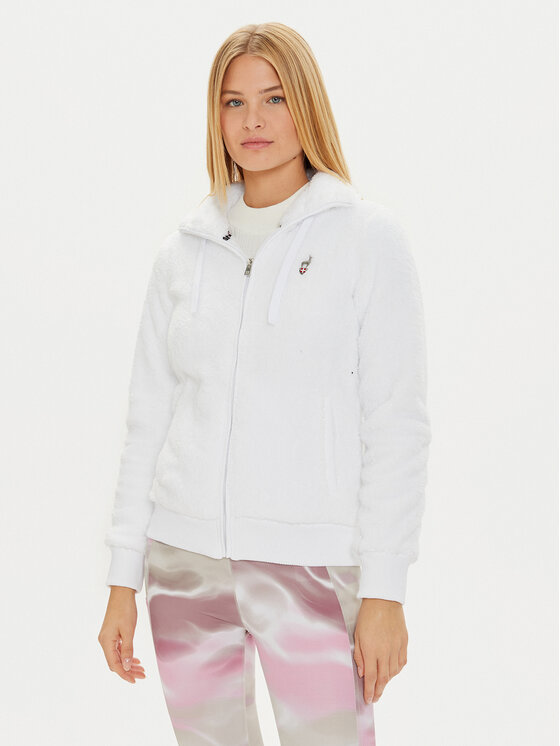 Aulp Felpa di pile Burli Bianco Regular Fit, taglia : L