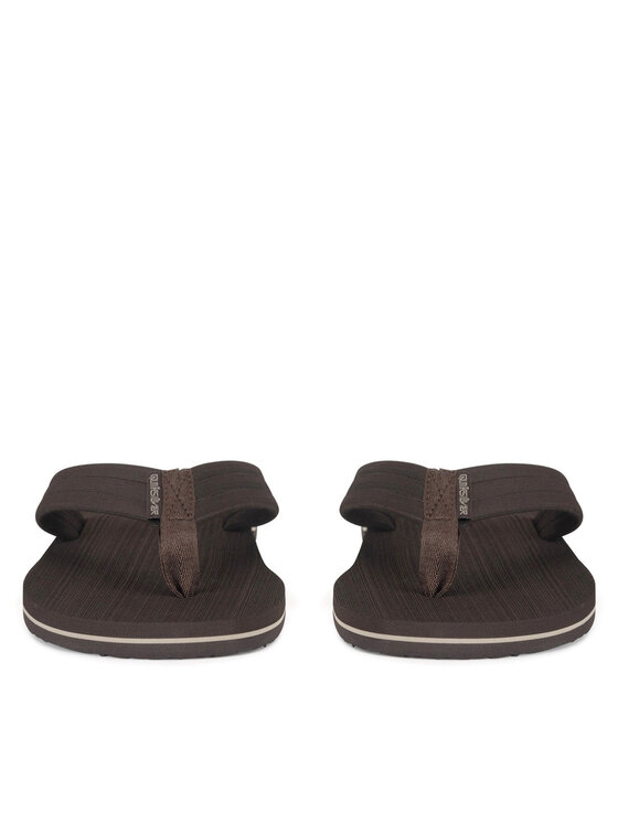 Quiksilver Quiksilver Σαγιονάρες MOLOKAI LAYBACK TEXTURED AQYL101266 CVJ1 Καφέ