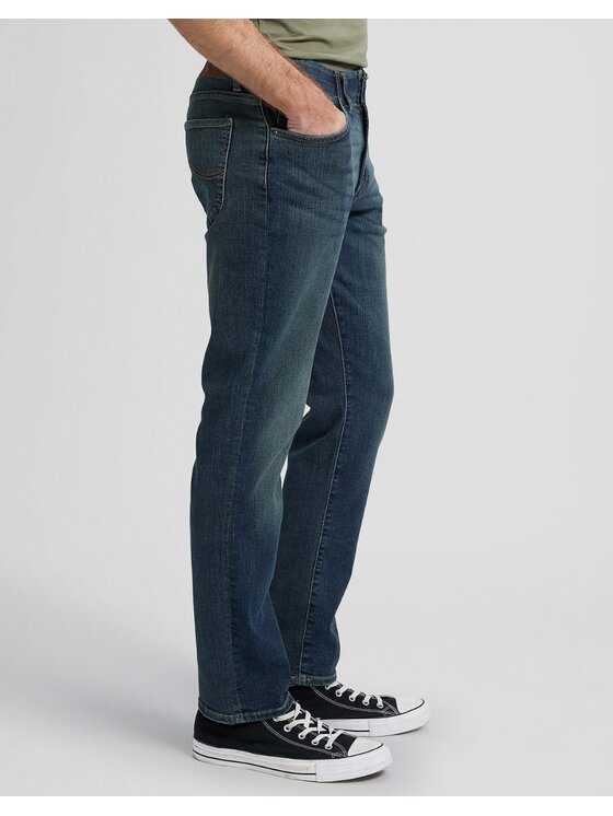 Lee Lee Jeansy Straight Fit MVP Extereme Motion Niebieski Tapered Fit