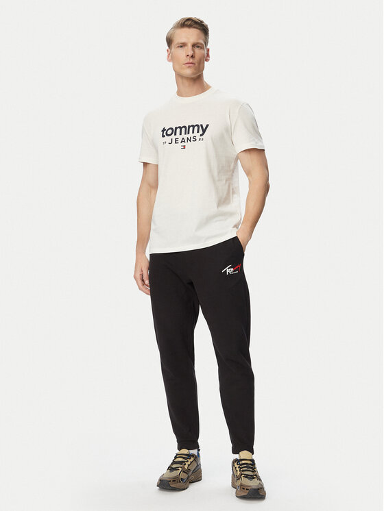 Tommy Jeans Tommy Jeans Spodnie dresowe DM0DM23903 Czarny Regular Fit