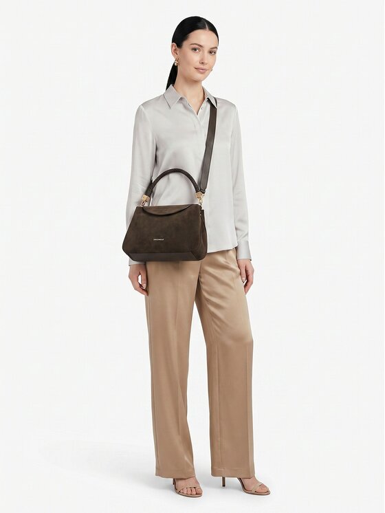 Coccinelle Coccinelle Geantă VCL Coccinelletiggy Suede Bim E1 VCL 18 02 01 Kaki