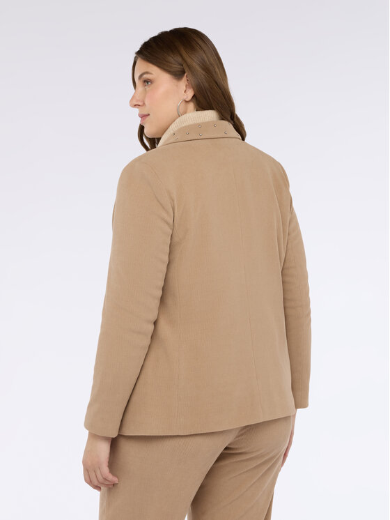 Fiorella Rubino Fiorella Rubino Giacca di transizione Q002T000240N012 Crema Regular Fit