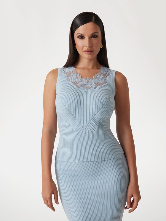 Top , rozmiar XS, Niebieskie, 172751