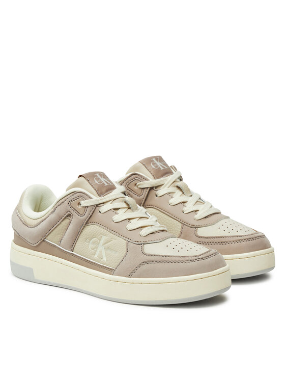Calvin Klein Jeans Calvin Klein Jeans Laisvalaikio batai Basket Cupsole Low Ml Mix YW0YW01579 Pilka