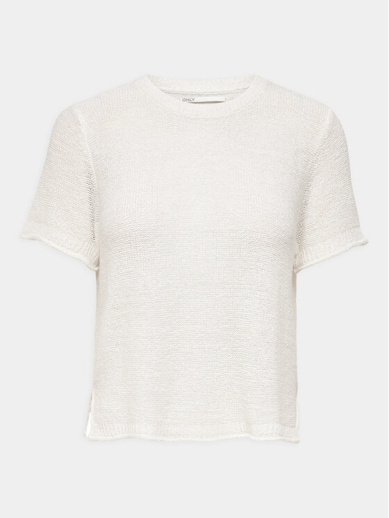 ONLY ONLY Maglione Sunny 15254282 Écru Regular Fit
