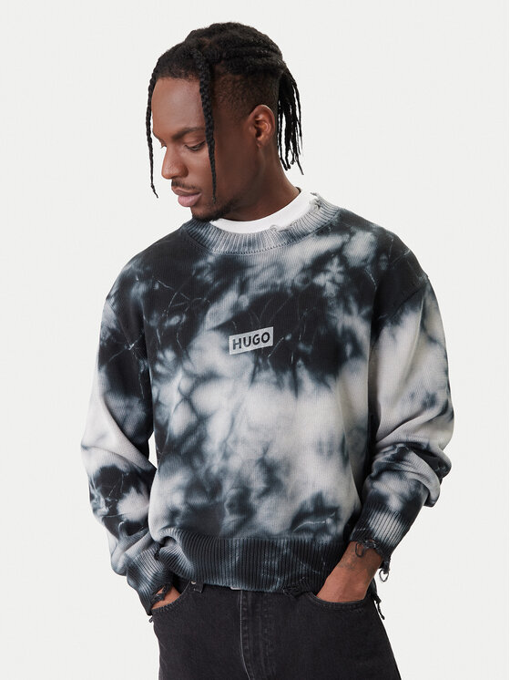 HUGO HUGO Суитшърт Sestroy 50553584 Черен Regular Fit