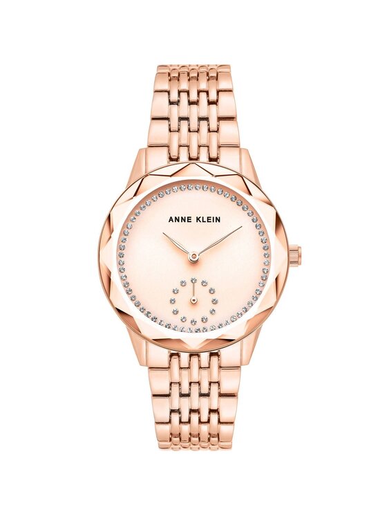 Anne Klein Anne Klein Zegarek AK/3506RGRG Różowe złoto