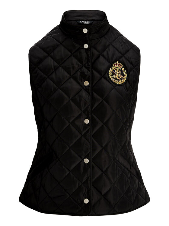 LAUREN RALPH LAUREN LAUREN RALPH LAUREN Bezrękawnik 297951276005 Czarny Straight Fit