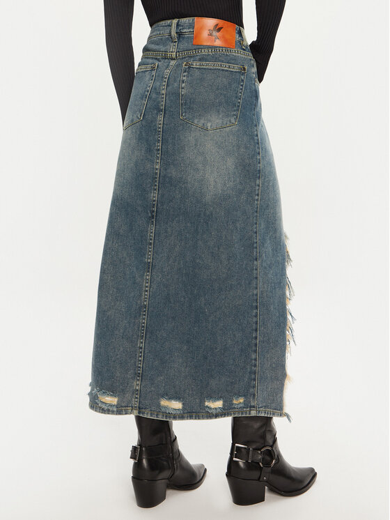 One Teaspoon One Teaspoon Jeans suknja 26580 Plava Regular Fit