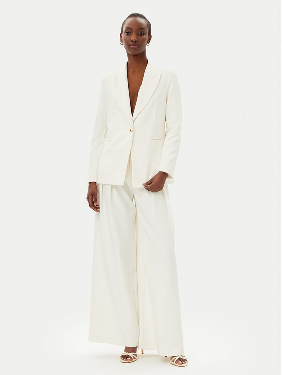 Maryley Maryley Giacca da abito 25EB187/M27/43VA Écru Regular Fit