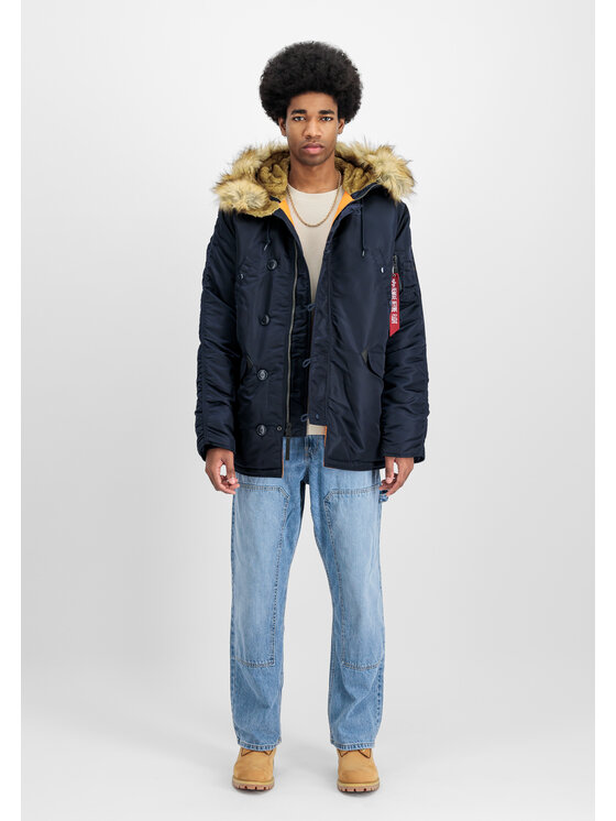 Alpha Industries Alpha Industries Kurtka zimowa AI.103141-07 Granatowy Vintage Fit