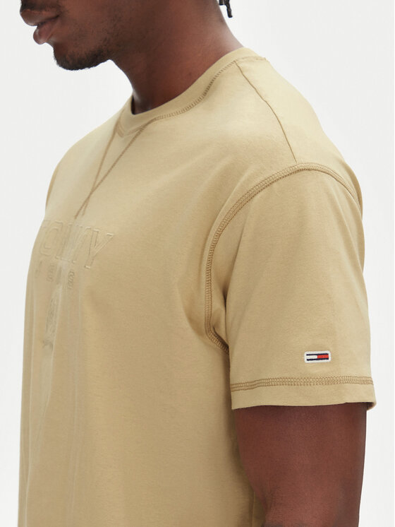 Tommy Jeans Tommy Jeans T-särk Tonal Crest DM0DM20805 Beež Relaxed Fit