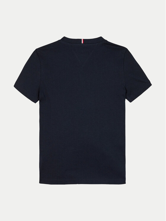 Tommy Hilfiger Tommy Hilfiger Tričko KB0KB09538 D Tmavomodrá Regular Fit