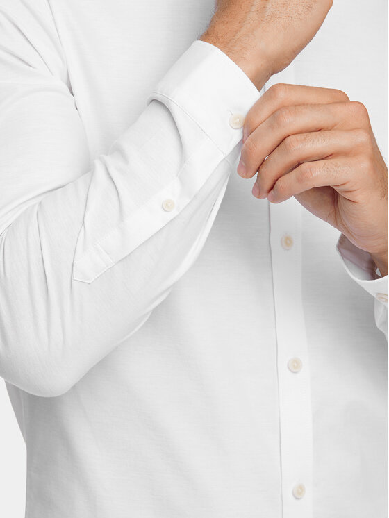 Lindbergh Lindbergh Hemd 30-203174 Weiß Slim Fit