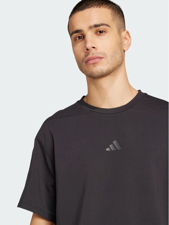 adidas adidas Koszulka techniczna D4T X Tee Czarny Loose Fit