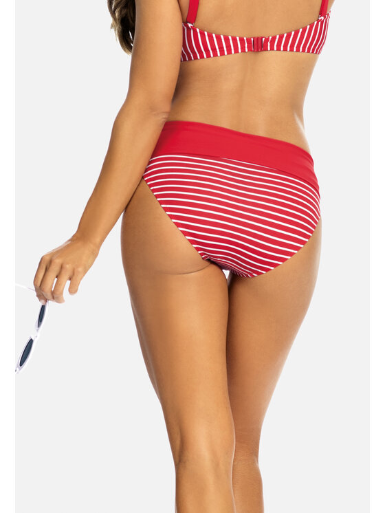 Feba Feba Dół od bikini FD13A Czerwony
