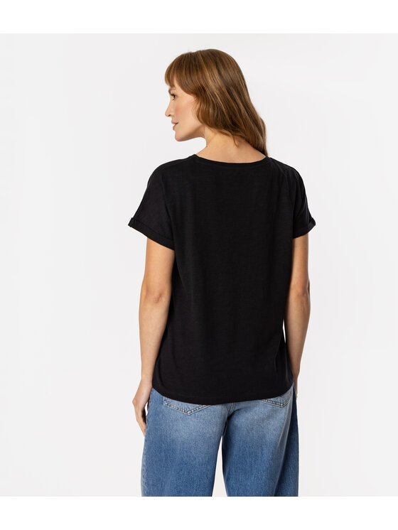 Lee Cooper Lee Cooper T-Shirt LYDIA 8317 Czarny Regular Fit