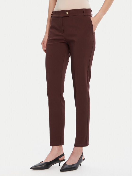 Rinascimento Rinascimento Chino hlače CFC0126225003 Rjava Slim Fit