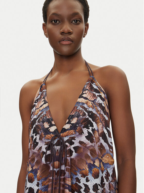 Iconique Iconique Φόρεμα καλοκαιρινό IC25-140 Έγχρωμο Relaxed Fit