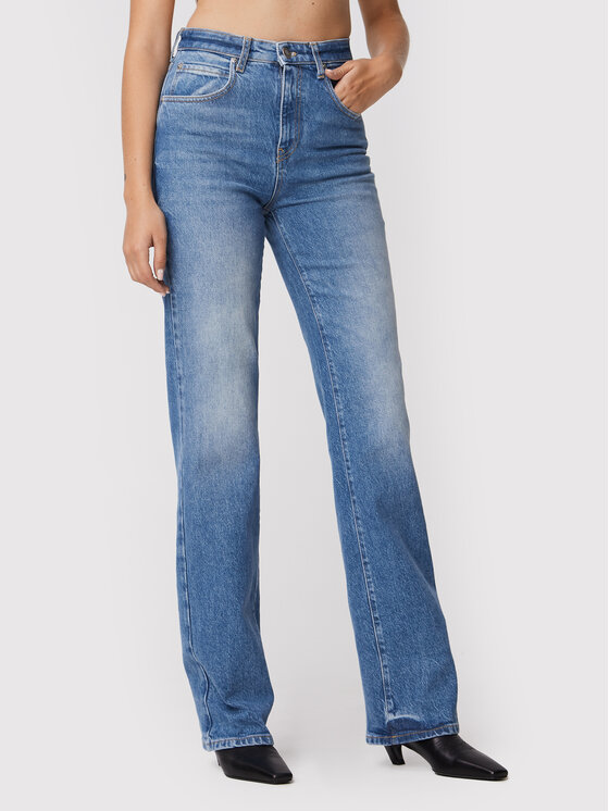 PINKO Pinko Džínsy Flavia 1J10ZR Y82N Modrá Regular Fit