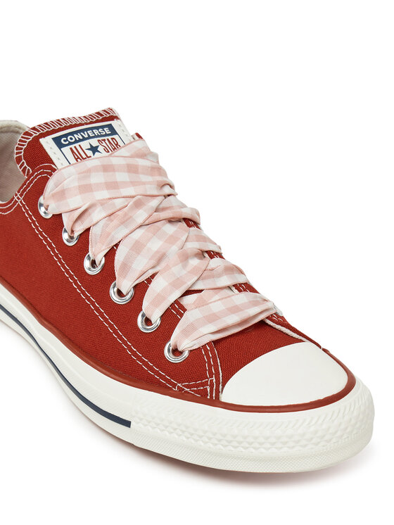 Converse Converse Trampki Chuck Taylor All Star Gingham A13662C Czerwony