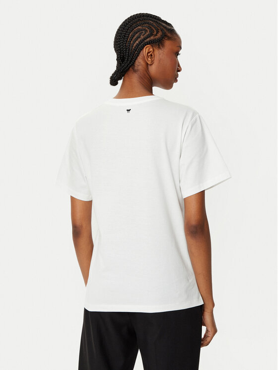 Weekend Max Mara Weekend Max Mara Тишърт Cabina 2515971041 Бял Regular Fit