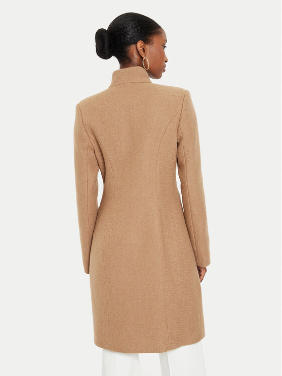 Rinascimento Rinascimento Вовняне пальто CFC0120109003 Бежевий Regular Fit