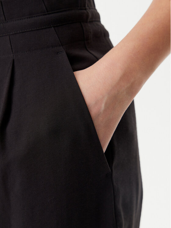 Calvin Klein Jeans Calvin Klein Jeans Παντελόνι υφασμάτινο J20J225339 Μαύρο Straight Fit