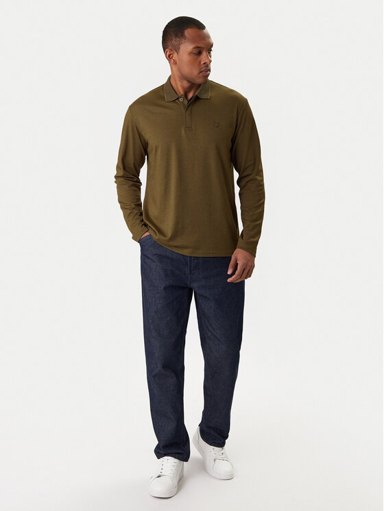 Jack & Jones Jack & Jones Polokošeľa Crodney 12259645 Kaki Regular Fit