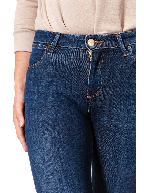 Wrangler Wrangler Jeansy SUPER SKINNY Niebieski Skinny Fit