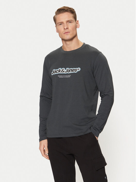 Jack&Jones Jack&Jones Pikkade varrukatega T-särk Vesterbro 12266419 Roheline Relaxed Fit