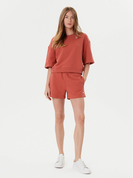 K-Way K-Way Športové kraťasy Rika K4147CW Červená Regular Fit