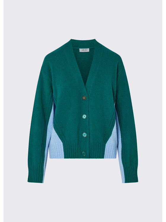 Liu Jo Liu Jo Cardigan WF6088MS009L9200 Verde Regular Fit