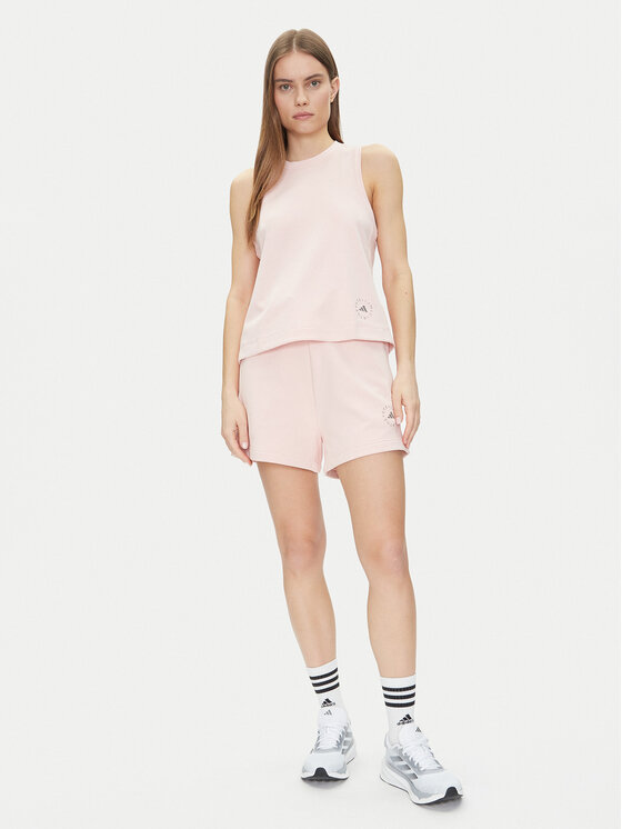 adidas by Stella McCartney adidas by Stella McCartney Športové kraťasy True Casuals JI5060 Ružová Loose Fit