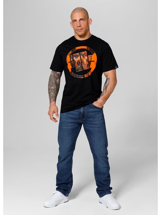 PITBULL PITBULL T-Shirt Koszulka Czarny Regular Fit