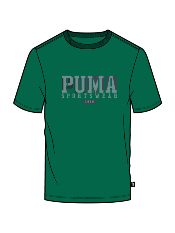 Puma Puma T-Shirt 674486 Zielony Regular Fit