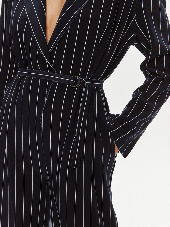 NORMA KAMALI NORMA KAMALI Kombinezon KK124JPL013642 Granatowy Relaxed Fit