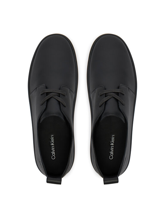 Calvin Klein Calvin Klein Sneakersy Hybrid Clean Cup Derby Lth HM0HM02011 Czarny
