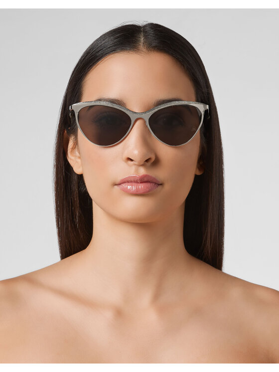 PHILIPP PLEIN PHILIPP PLEIN Okulary przeciwsłoneczne 22087 Srebrny