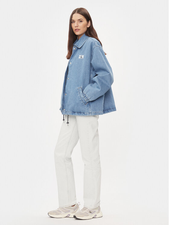 Calvin Klein Jeans Calvin Klein Jeans Farmer kabát Skater J20J223258 Kék Relaxed Fit