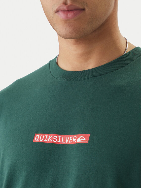 Quiksilver Quiksilver Tricou Dna Clicker EQYZT08207 Verde Regular Fit