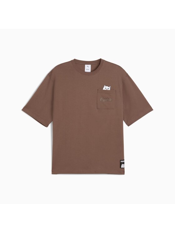 Puma Puma T-Shirt 633779 Brązowy Regular Fit