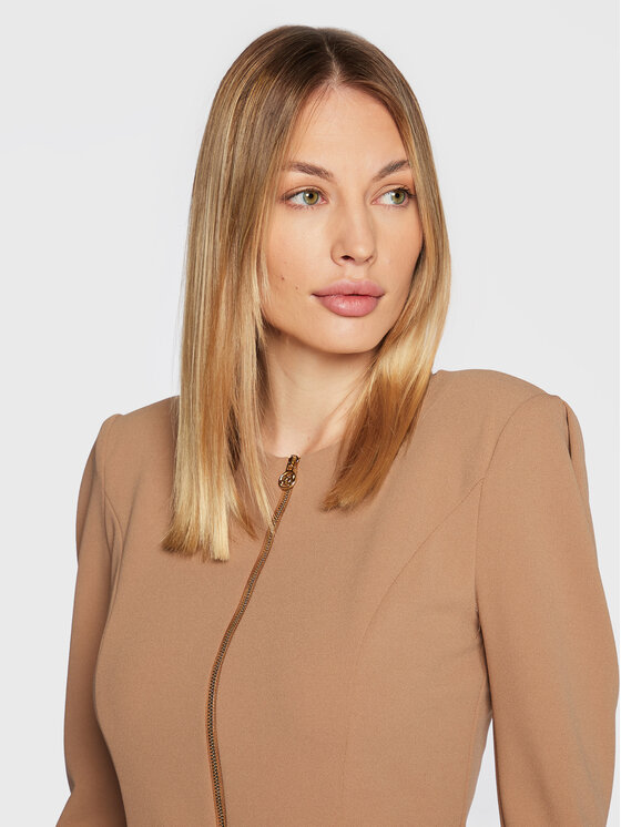 Rinascimento Rinascimento Abito da cocktail CFC0111065003 Beige Regular Fit