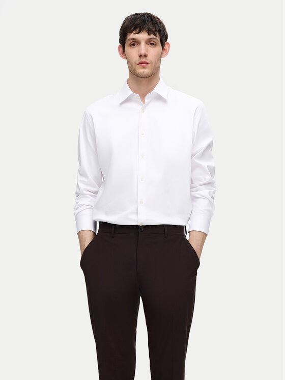 Selected Homme Selected Homme Риза 16092939 Бял Slim Fit