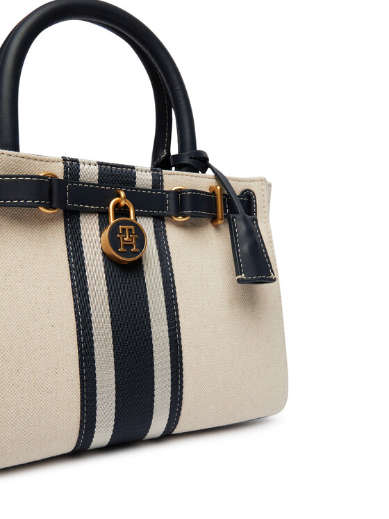 Tommy Hilfiger Tommy Hilfiger Rankinė American Icon Mini Tote Canvas AW0AW18543 Spalvota