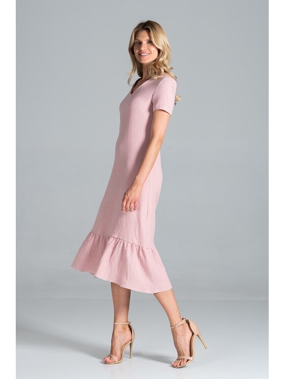 FIGL FIGL Φόρεμα M827 Ροζ Regular Fit