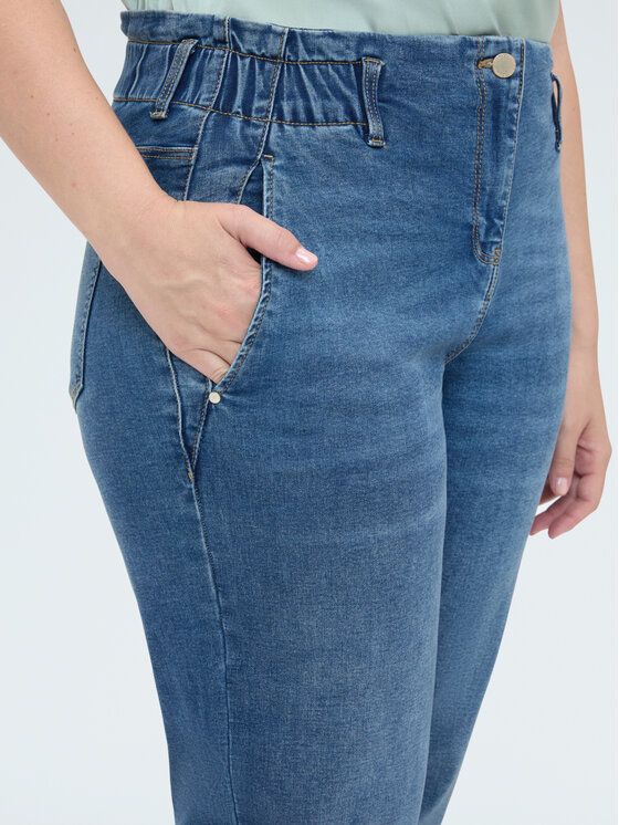 Fiorella Rubino Fiorella Rubino Jeansy P430T005344N024 Niebieski Slim Fit