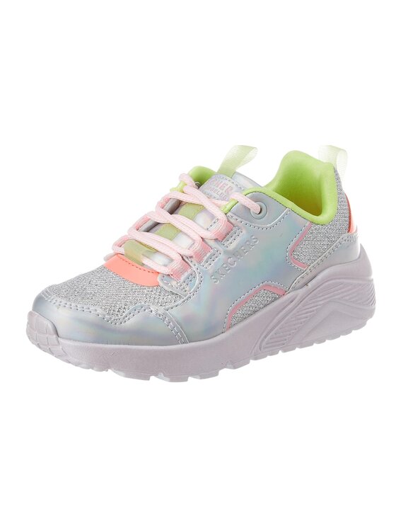 Skechers Skechers Sneakersy Uno Lite Metallic Pops Srebrny
