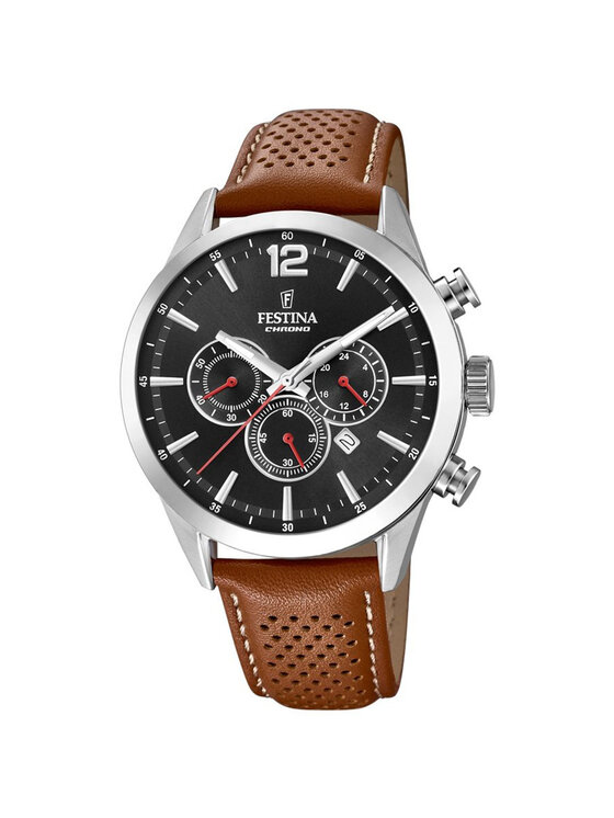 Festina Festina Zegarek F20542-6 Brązowy