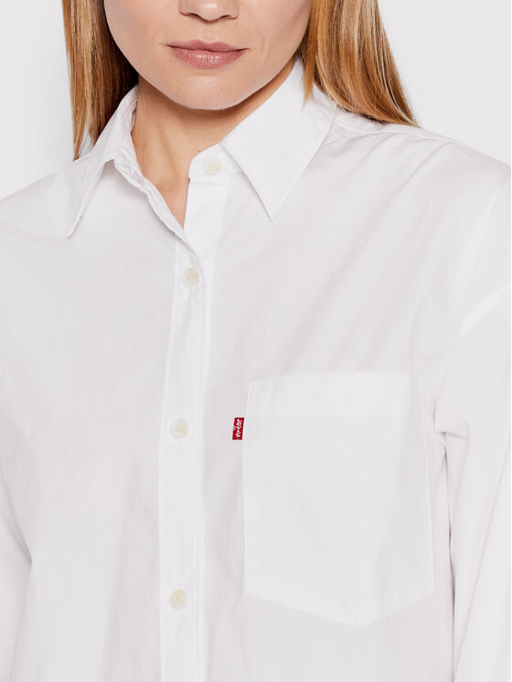 Levi's® Levi's® Marškiniai Nola A3362-0000 Balta Loose Fit